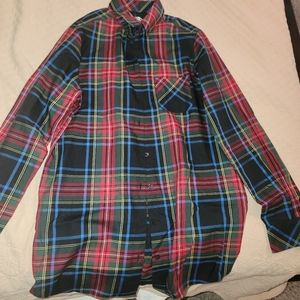 Orvis plaid button down